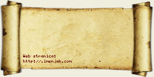 Stanislava Egerić vizit kartica